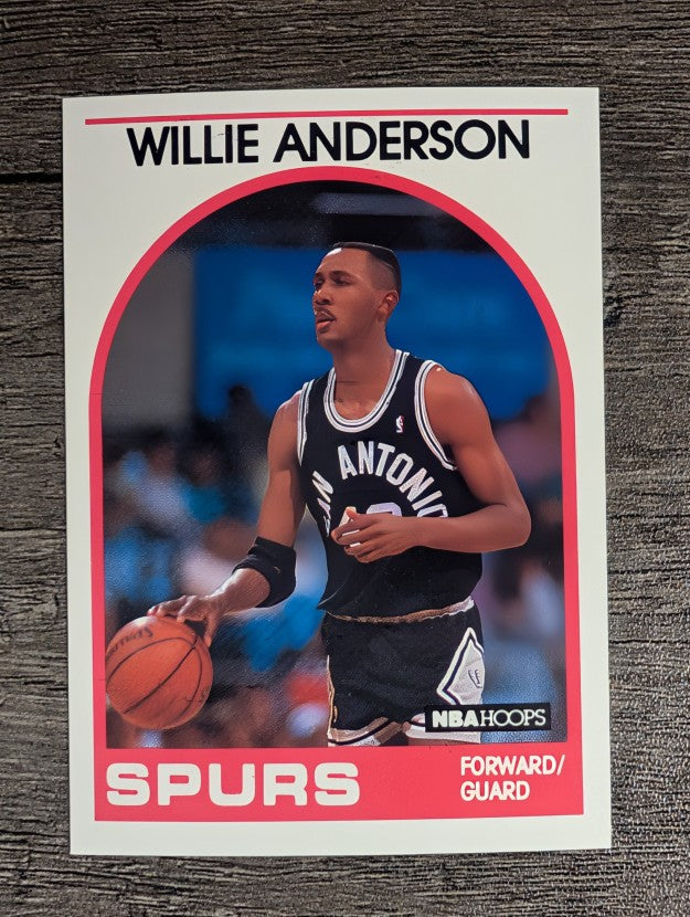 1989-90 Hoops #235 Willie Anderson RC