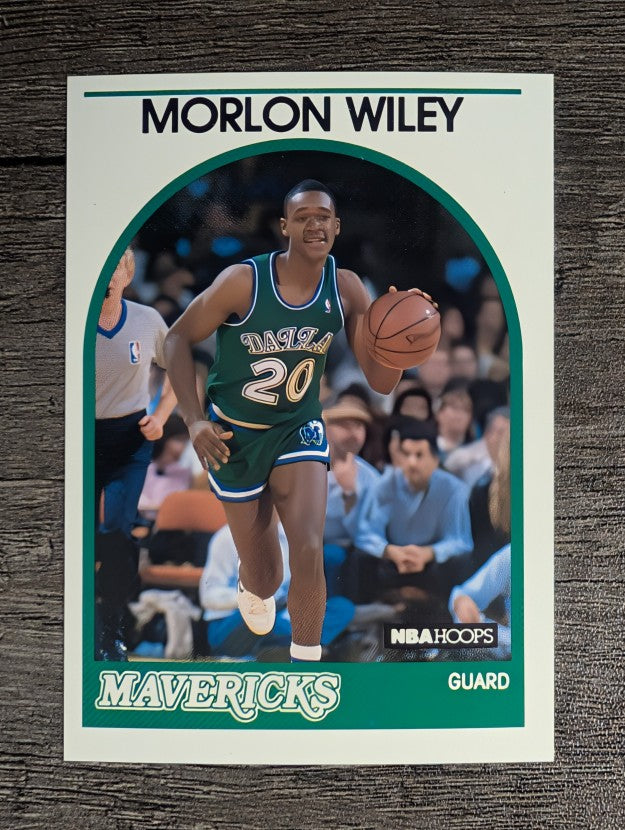 1989-90 Hoops #247 Morlon Wiley SP RC