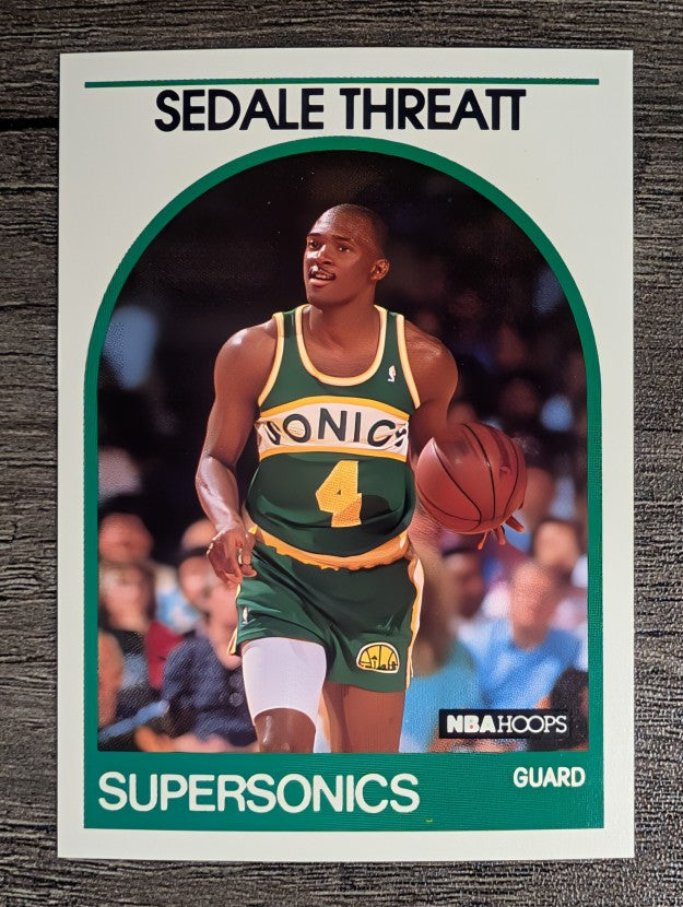 1989-90 Hoops #287 Sedale Threatt