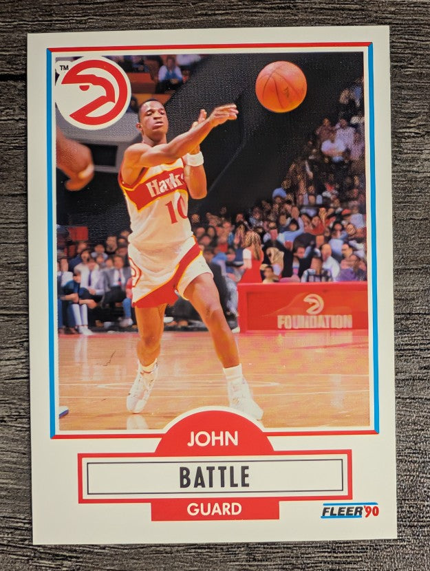 1990-91 Fleer #1 John Battle