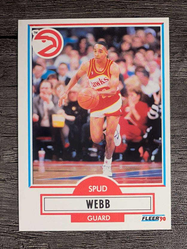 1990-91 Fleer #5 Spud Webb