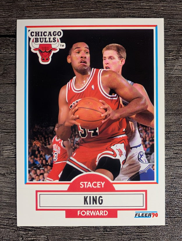 1990-91 Fleer #27 Stacey King RC