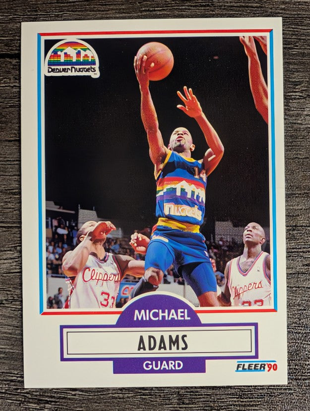 1990-91 Fleer #46 Michael Adams
