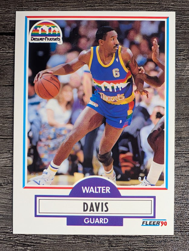 1990-91 Fleer #47 Walter Davis