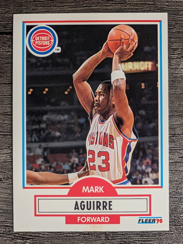 1990-91 Fleer #54 Mark Aguirre