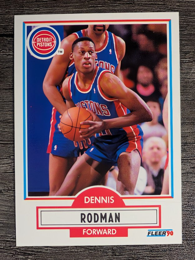 1990-91 Fleer #59 Dennis Rodman