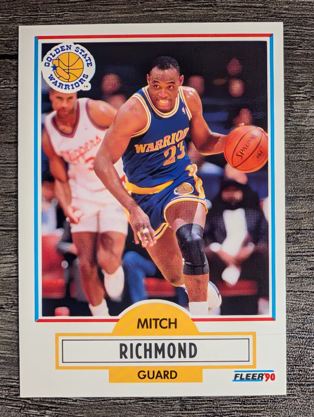 1990-91 Fleer #67 Mitch Richmond