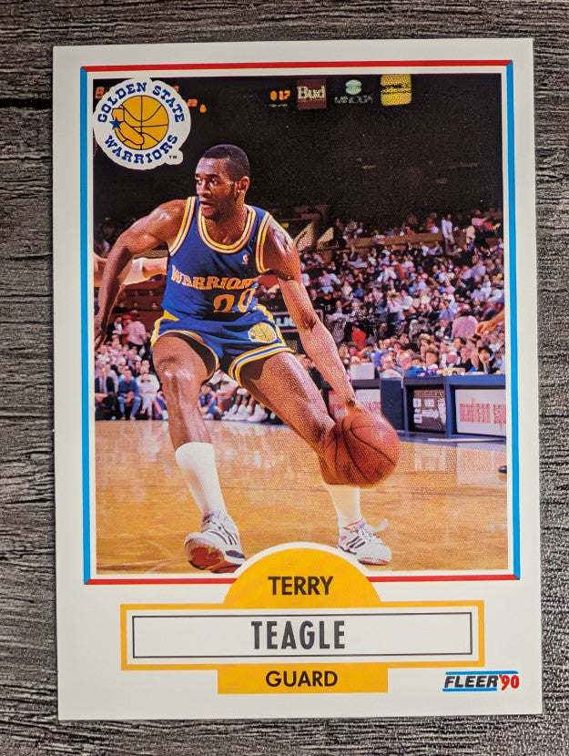 1990-91 Fleer #68 Terry Teagle