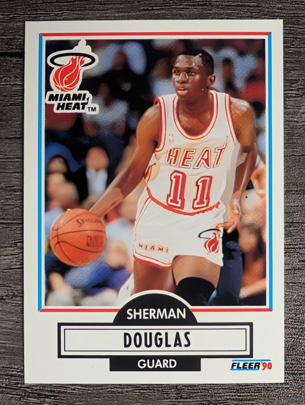 1990-91 Fleer #98 Sherman Douglas RC
