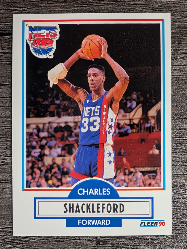 1990-91 Fleer #122 Charles Shackleford