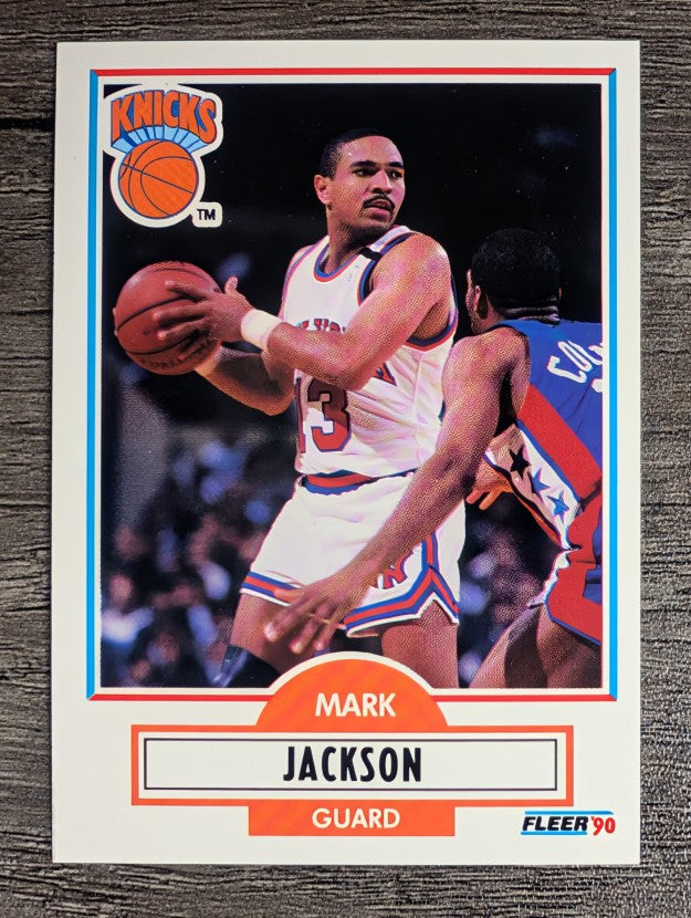 1990-91 Fleer #126 Mark Jackson