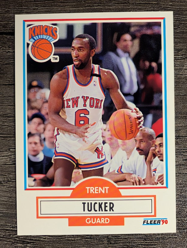 1990-91 Fleer #129 Trent Tucker