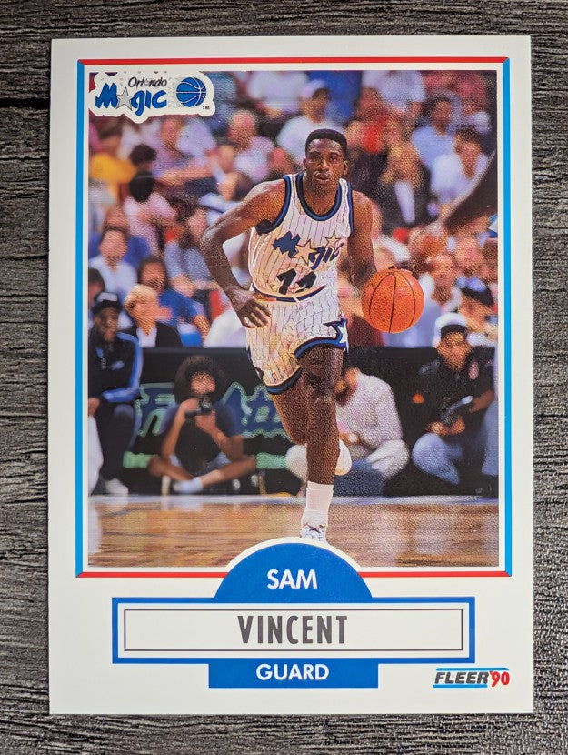 1990-91 Fleer #137 Sam Vincent