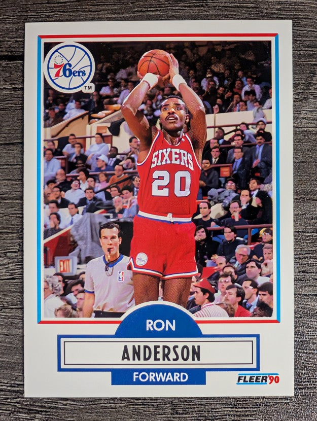 1990-91 Fleer #138 Ron Anderson