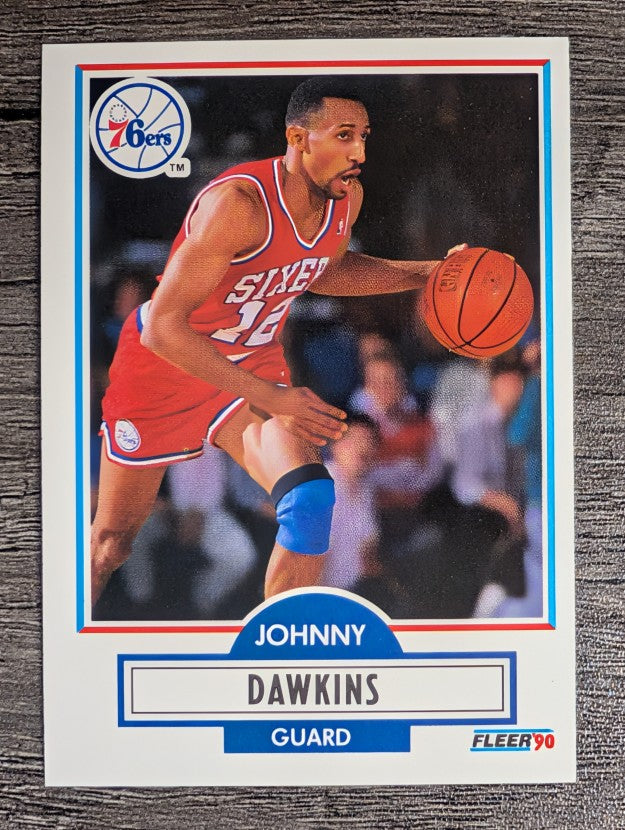 1990-91 Fleer #141 Johnny Dawkins