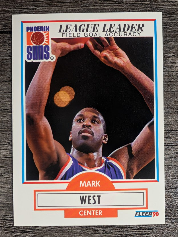 1990-91 Fleer #153 Mark West