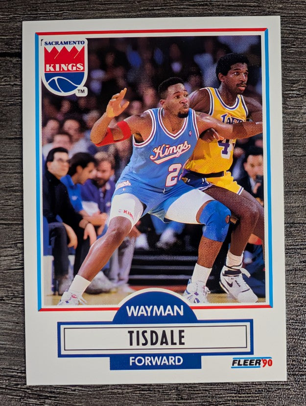 1990-91 Fleer #167 Wayman Tisdale