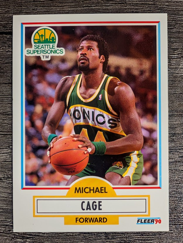 1990-91 Fleer #176 Michael Cage