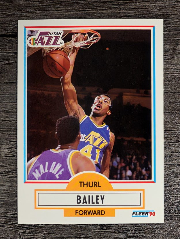 1990-91 Fleer #182 Thurl Bailey