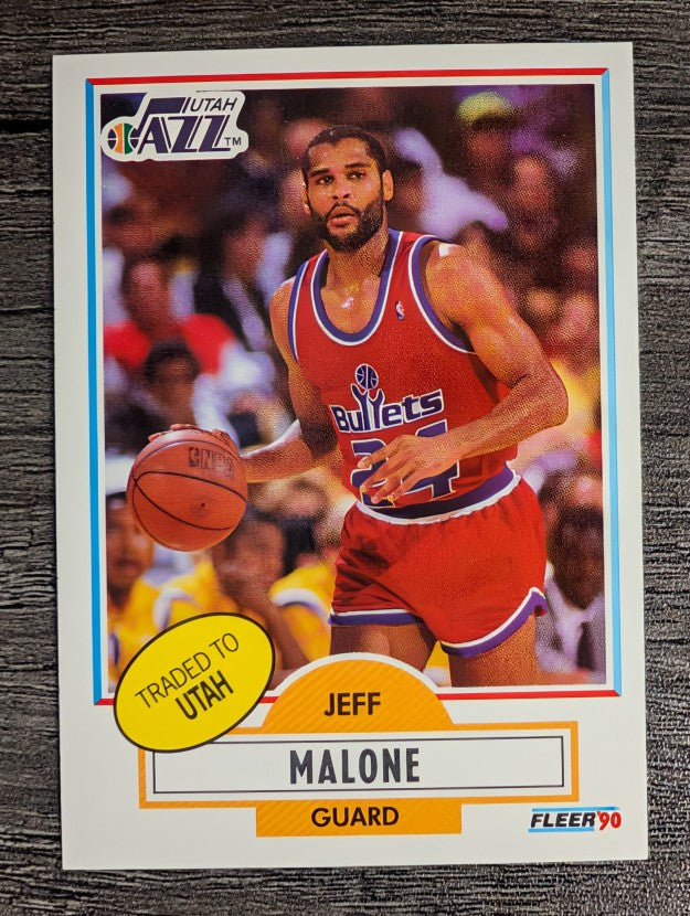 1990-91 Fleer #195 Jeff Malone