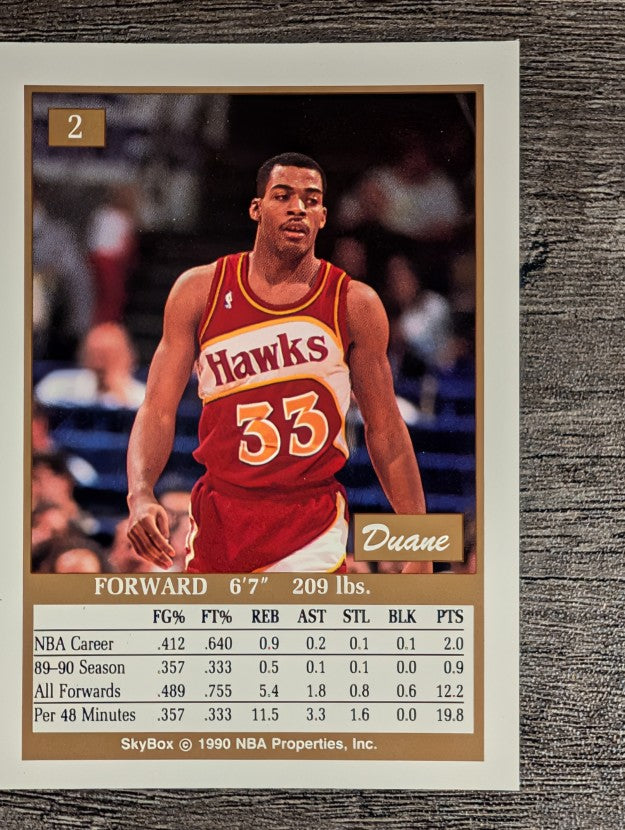 1990-91 SkyBox #2 Duane Ferrell SP RC
