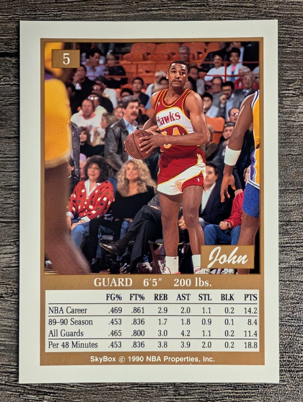 1990-91 SkyBox #5 John Long SP