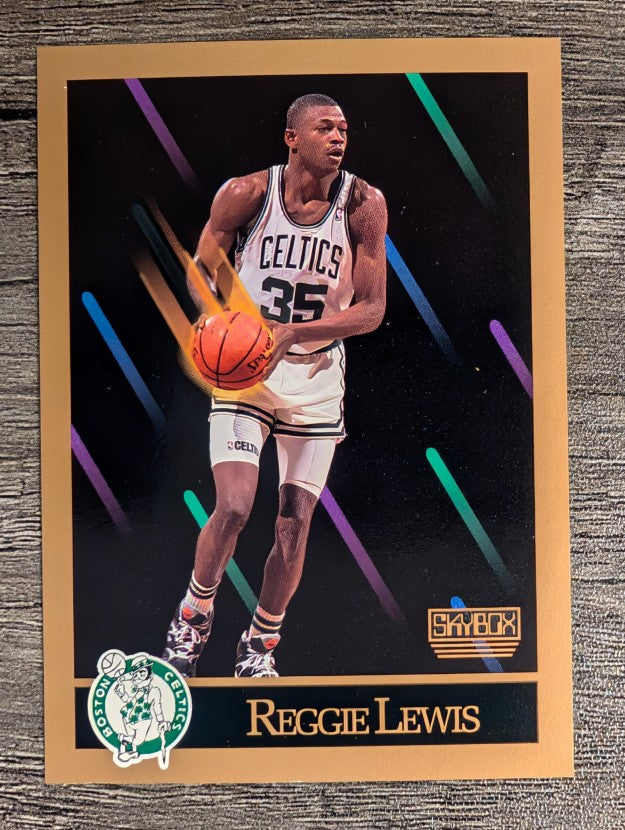 1990-91 SkyBox #18 Reggie Lewis