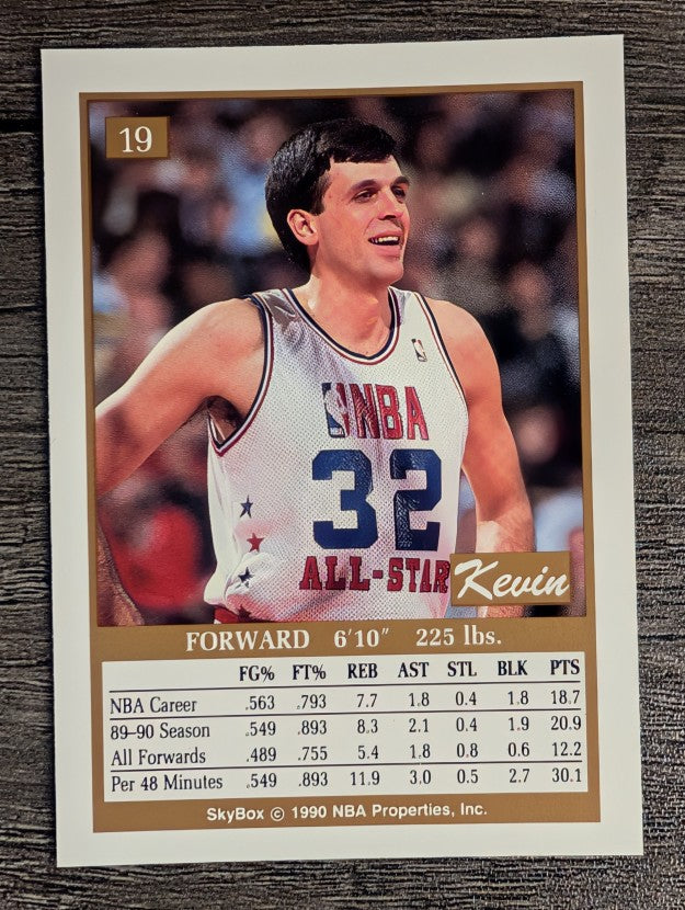 1990-91 SkyBox #19 Kevin McHale