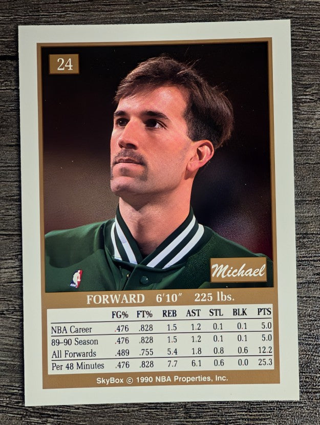 1990-91 SkyBox #24 Michael Smith