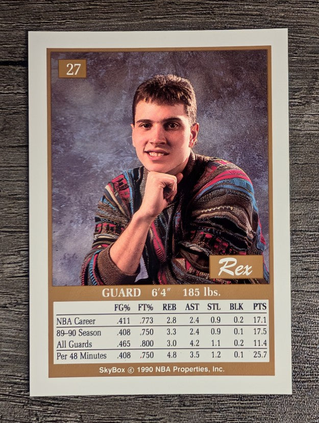 1990-91 SkyBox #27 Rex Chapman