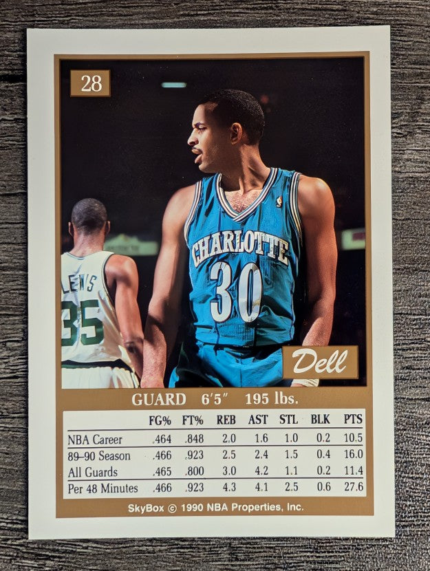 1990-91 SkyBox #28 Dell Curry