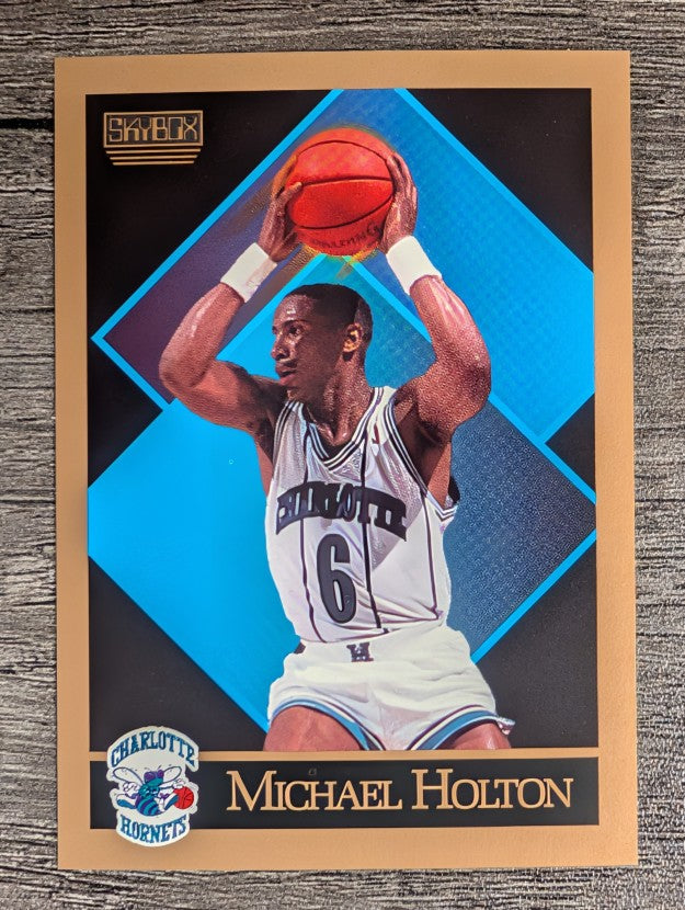 1990-91 SkyBox #30 Michael Holton SP