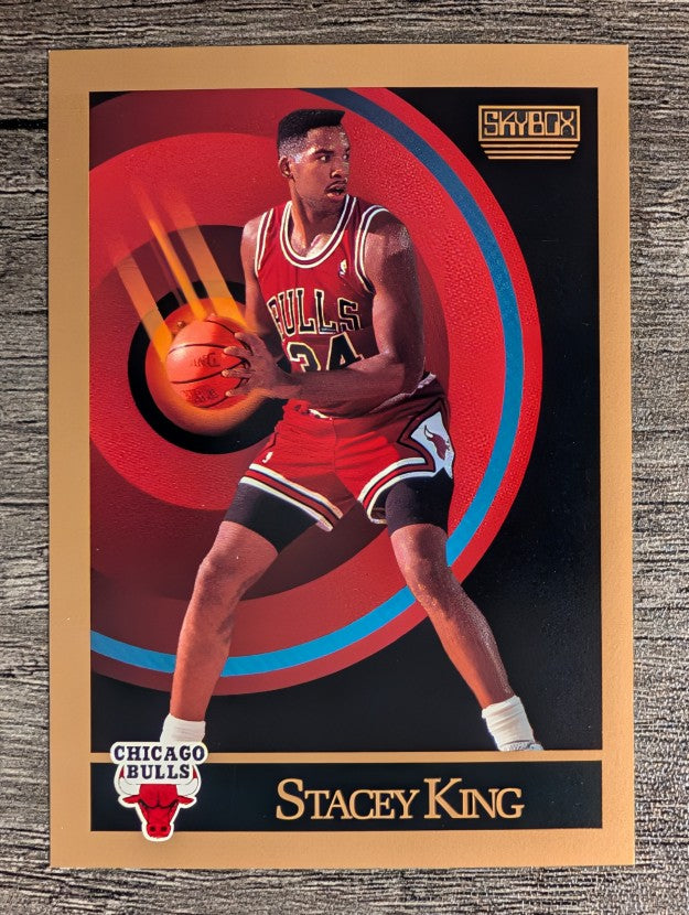 1990-91 SkyBox #42 Stacey King RC