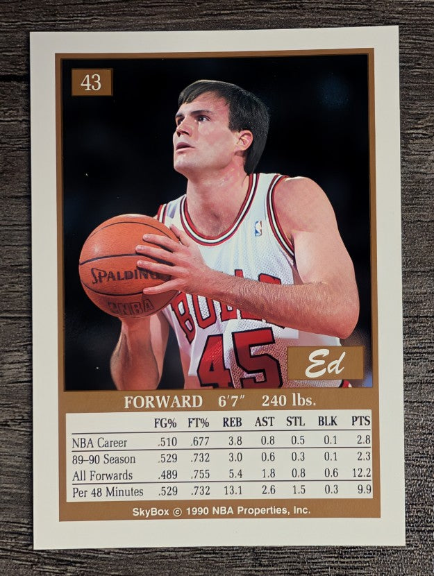 1990-91 SkyBox #43 Ed Nealy SP