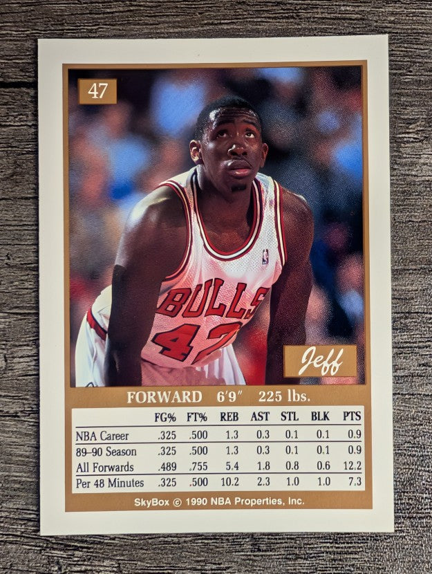 1990-91 SkyBox #47 Jeff Sanders SP RC