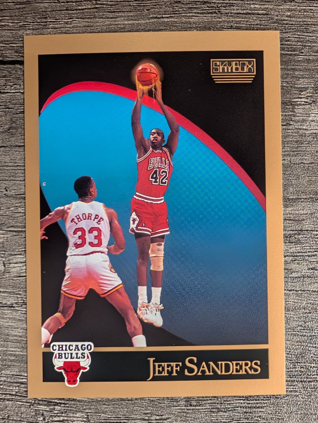 1990-91 SkyBox #47 Jeff Sanders SP RC