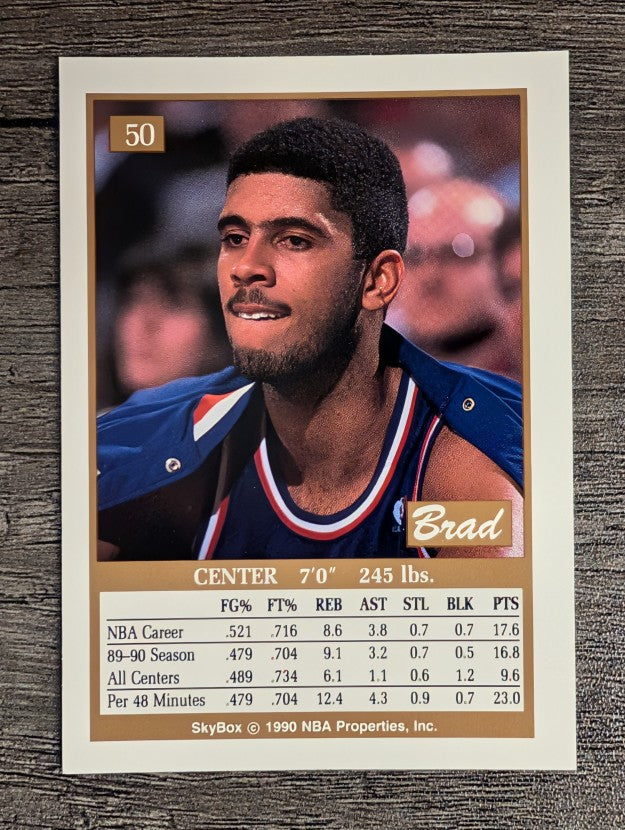 1990-91 SkyBox #50 Brad Daugherty
