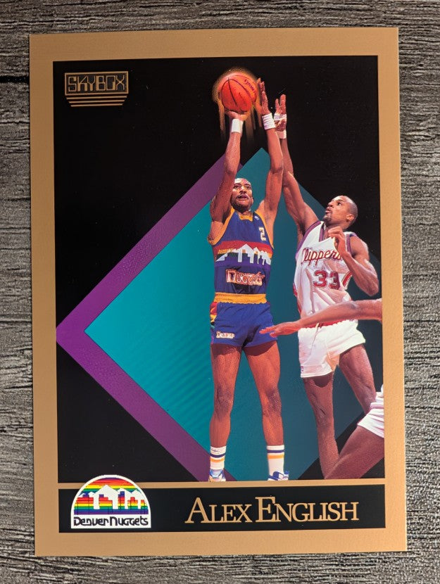 1990-91 SkyBox #74 Alex English SP
