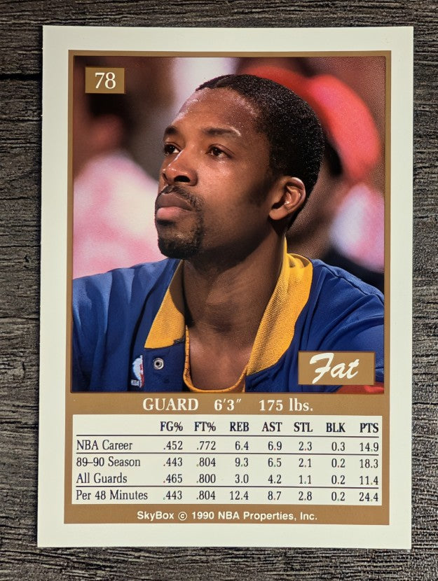 1990-91 SkyBox #78 Lafayette Lever SP