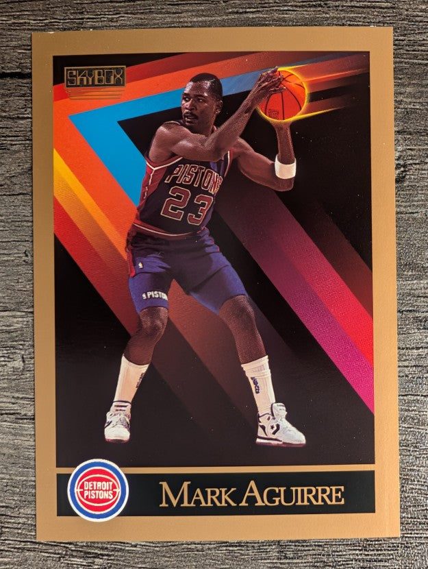 1990-91 SkyBox #82 Mark Aguirre