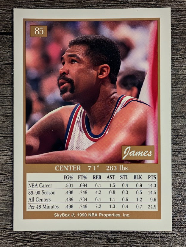 1990-91 SkyBox #85 James Edwards