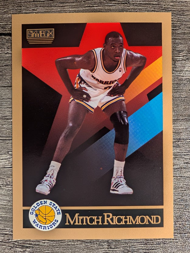 1990-91 SkyBox #100 Mitch Richmond