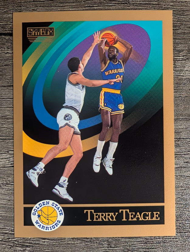 1990-91 SkyBox #102 Terry Teagle SP