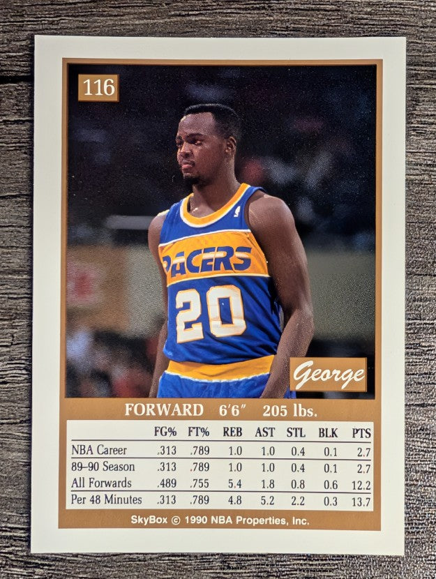 1990-91 SkyBox #116 George McCloud RC