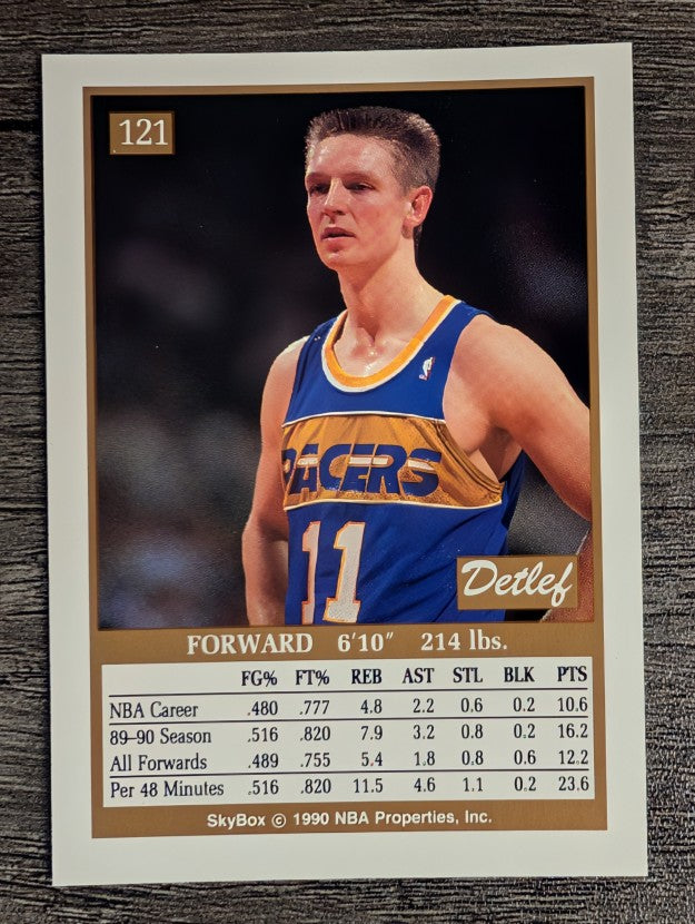 1990-91 SkyBox #121 Detlef Schrempf