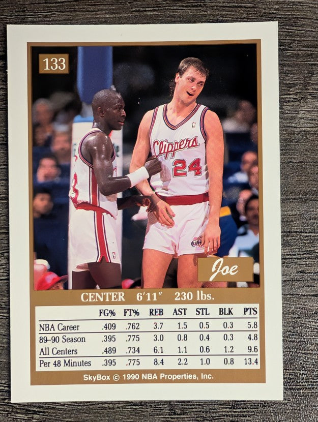 1990-91 SkyBox #133 Joe Wolf SP
