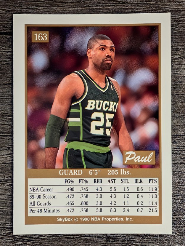 1990-91 SkyBox #163 Paul Pressey SP