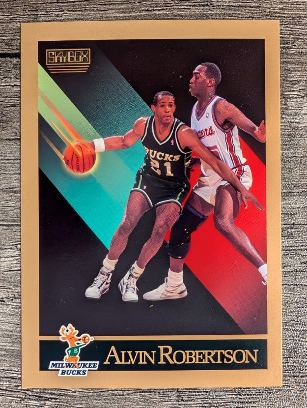 1990-91 SkyBox #165 Alvin Robertson