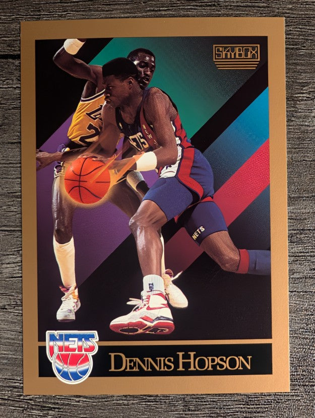1990-91 SkyBox #182 Dennis Hopson SP