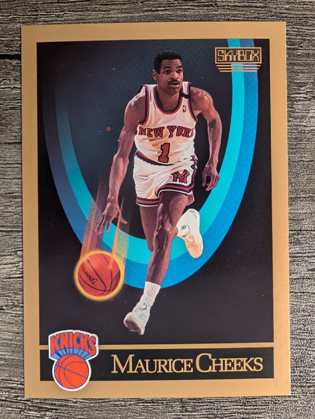 1990-91 SkyBox #186 Maurice Cheeks